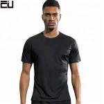 Wholesale Quick Dry Polyester Sports Tee Shirt Any Logo Custom Mens T Shirt Printing