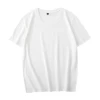 Wholesale Short Sleeve Custom Logo Printing T Shirt Blank Cotton Mens Plain Dyed  T-shirts