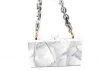 Wholesale Trendy Women Marble Print Acrylic Party Evening Clutch Bag Boxed Purse Crossbody Handbag