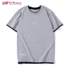 wholesale uk Stylish Cotton Polyester Blend Blotch Printing crewneck custom embroidery Round Neck outdoor apparel t-shirt