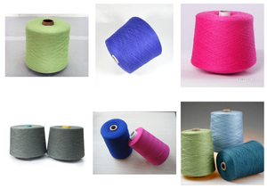 Wholesale viscose polyester and wool  blended yarn