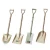 Import Wholesales high quality types of spade round point shovel with holes from Japan