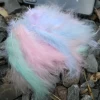 Whosale Macaron colors feathers for 12inch 18inch 24 inch 36 inch large bobo bubble clear balloons