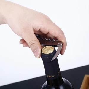 Wine Opener Accessories Gift Set  Wine Tools with Waiters Corkscrew Opener | 5 Piece Wine Bottle Opening Kit