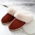 Import winter warm fluffy fuzzy house fur slides slippers faux fur slippers for women from China