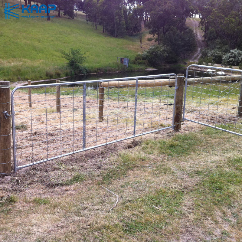 Buy Wire Mesh Farm Gates Metal Steel Livestock Gates Factory from
