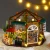 Import With Dust Cover DIY Miniature Doll House Handmade Wooden Dollhouse Furniture Set LED Lights Christmas Childrens Gifts from China