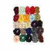 Woman Scrunchies Solid Hair Ring Ties For Girls Ponytail Holders Rubber Band Elastic Hairband Hair Accessories Headwear