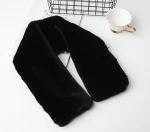 Women Winter Thicken Plush Faux  Fur Scarf Candy Color Collar Shawl Neck Warmer Shrugs Knitted Neckerchief Long Wrap  N0026
