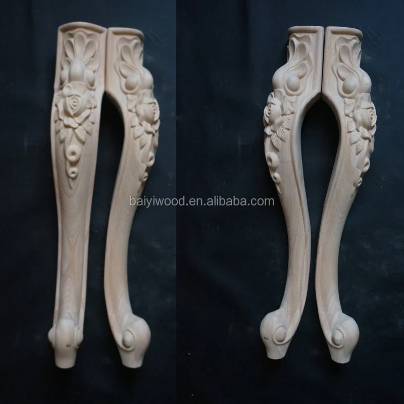 Wood Leg For Furniture European Wood Coffee Table Legs