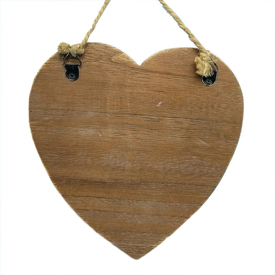 Wooden Ply wood New Premium Hanging Heart Shaped Resin Decorative Wall Plaque