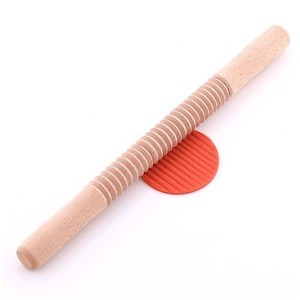 Wooden thread rolling pin French Wooden Tool Dough Baking skin pin Roll Roller
