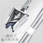 X-type Floor Mop with 3pcs Reusable Microfiber Pads 360 Degree Flat Mop for Home Replace Hand-free Wash Household Cleaning Tools