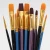 Import Xinbowen Professional 10 Pieces Wood Handle Nylon Hair Artist Brush Quality Watercolor Acrylic Paint Brush Set For Painting from China