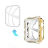 Yapears diamond watch Cover case with screen protector Shell Protective Box for Apple Watch 3 42mm gold