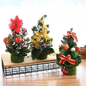YB Wholesale Outdoor Christmas Decoration Supplies Kids Gifts Indoor Ornaments Led Lights Wreath Artificial Christmas Trees