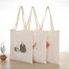 Yiwu greencotton Organic Custom Cotton Canvas bag 100% Cotton Tote Bag Cotton Shopping Bags with Logos