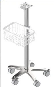 YKD Monitor trolley rs002-1 with basket (Advanced positioning hole) Monitor cart