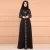 Import Zakiyyah A008 Islamic Clothing Turkish Abaya With Golden Printing Design Muslim Women Dress In Dubai from China