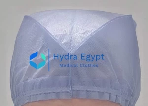 Disposable surgical cap from non-woven fabric (PP)
