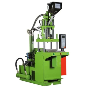 Vertical injection molding machine for dental floss stick manufacturing equipment