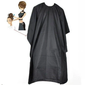 Factory price black Hairdressing Capes hair cutting Barber Disposable Salon Hairdressing Capes