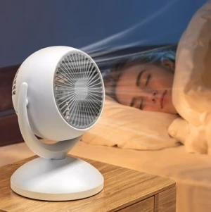 Desk Automatic Rotating Fan (Rechargeable)