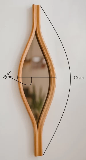 New Design Fassley Decorative Single Wall Mirror Wooden Framed Mirror Modern Mirror