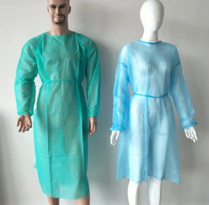 Civilian Personal PP Non Woven Disposable Protective Gown
