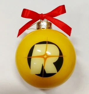 Hand painted Christmas balls with custom logo,handpainted logo ball,Christmas ornaments with logo