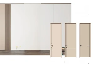 Stylish contemporary doors with minimalist design features