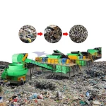 Medical waste household waste sorting shredding and RDF forming production line, waste incineration and reuse project