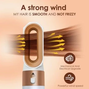 Hot Air Comb Curling Hair Dryer