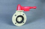 Best Quality China Factory Supply PVDF/PPH/CPVC PlasticManual Hand Butterfly Valve For Industry
