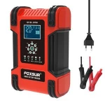 Motorcycle Car Battery Charger 12V 24V 12A Smart Battery Charger Pulse Repair Charger LiFePO4 AGM