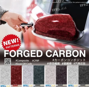 Water transfer printing film-Forged Carbon