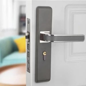 Modern Door Handle 2.0 Mm Stainless Steel Black Door Handles With Locks