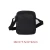 Import Custom Black Square Nylon Chain Crossbody Belt Bag Man Messenger Bag small black from China