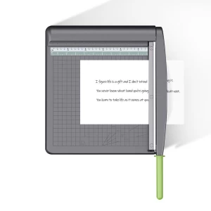 12 Inch Cut Length Paper Trimmer with 10 Sheets Capacity, High Precision Paper Cutter