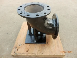 Ductile Iron Pipe fitting Flange 90 Degree Duckfoot Bend with good quality