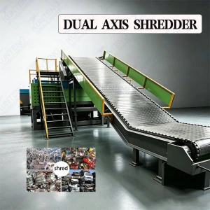 Copper Cable shredder Machine Waste Cable Leaf Shredding Machine Scrap Wire Crushing Separating Machinery