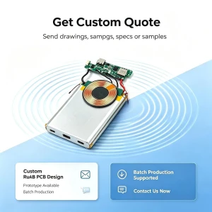 custom magnetic wireless power bank  module