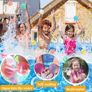 Reusable Bomb Water Balloons Summer Pool Toys for Kids Outdoor Beach Fight Games