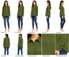 Classic Longline Shirt- Olive Green for women