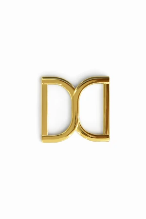Double D Metal Buckle – Gold Color