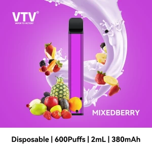 VTV 600 Puffs Disposable E Cigarette Vape Stick Factory Wholesale