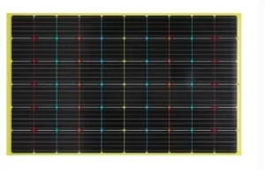 Double  Glass PV Solar Panels Module Yellow Color