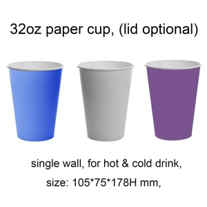 Disposable Paper Cups 32oz