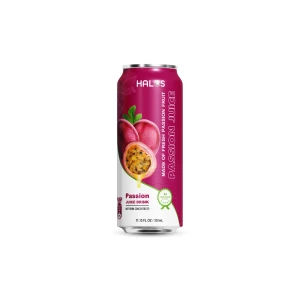 Halos/OEM Passion Juice Drink In 330ml Slim Can