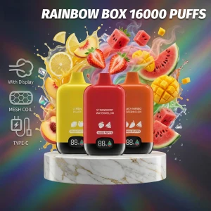 Electronic Cigarettes Disposable Vape 16000 Puffs 2% 5% Nic Salt Smart Screen OEM ODM